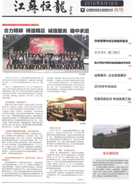 江苏恒龙2015年刊